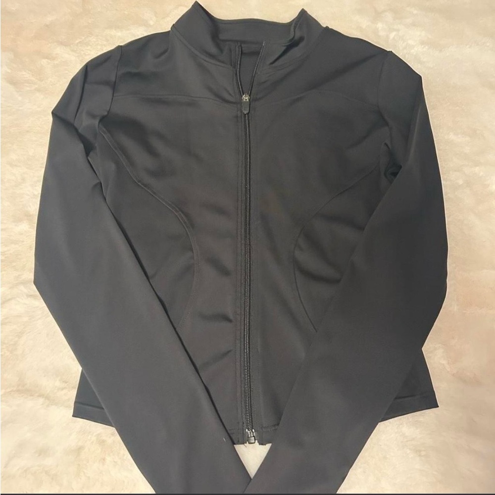 Amazon Black Zip-Up Bomber Jacket